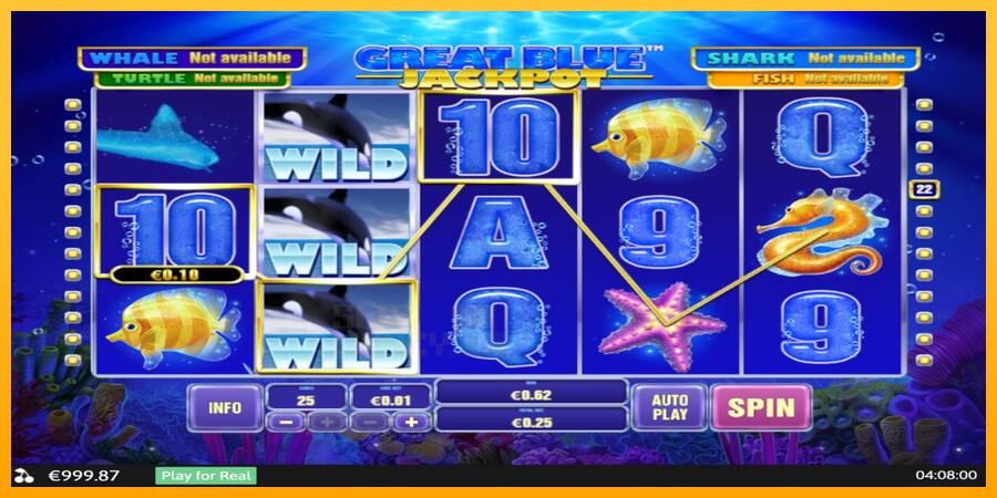 Great Blue Jackpot játékgép pénzért, kép 3